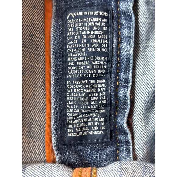 Alberto Mens Blue Distressed Jeans Size 40x34 - Picture 11 of 13